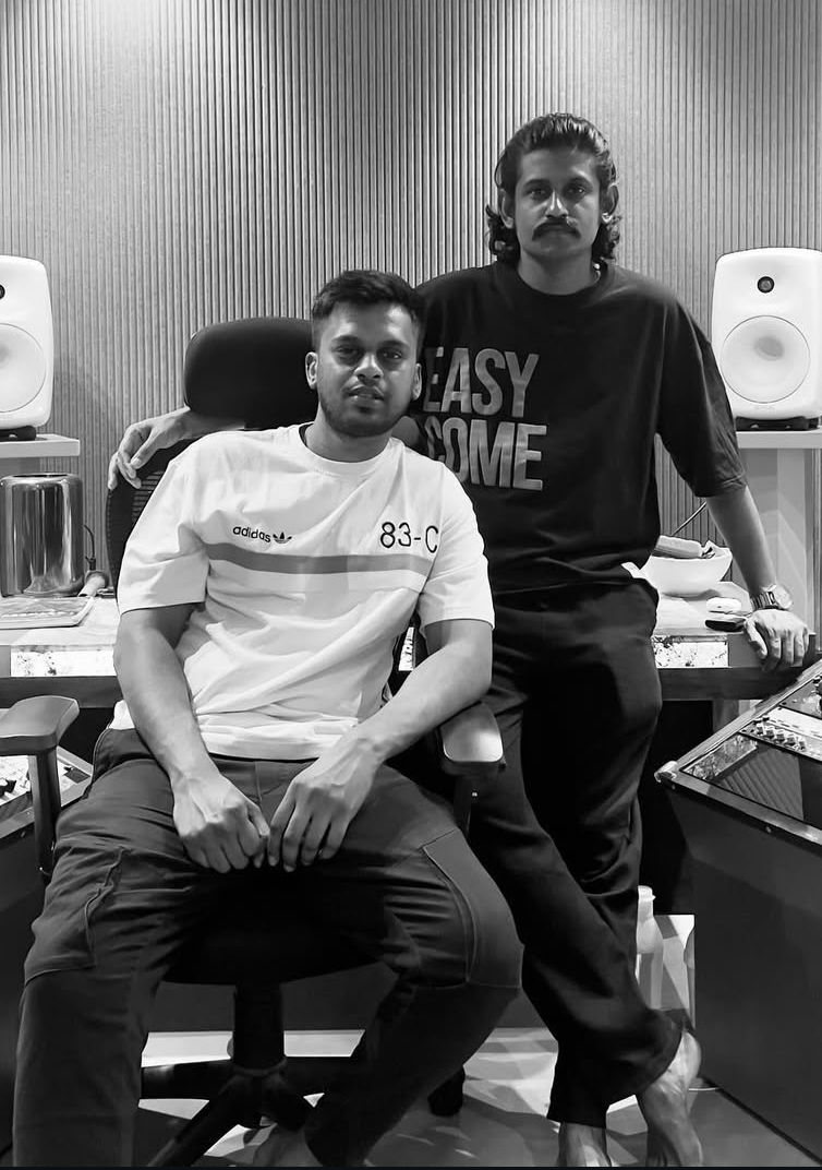 Nirupan in the studio